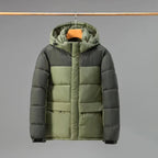 Two-Tone Insulated Puffer Jacket