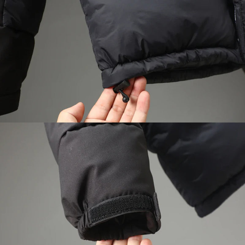 Two-Tone Insulated Puffer Jacket