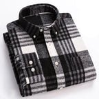 Men's Brushed Cotton Flannel Shirt