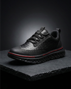 Woven Leather Dress Sneakers