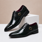 Cap-Toe Leather Dress Shoes