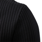 Men's Ribbed Knit Henley Shirt