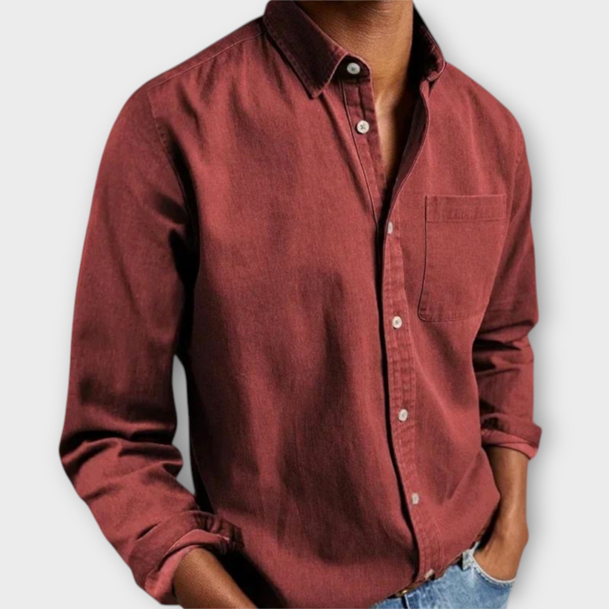 Craft-Finished Cotton Shirt