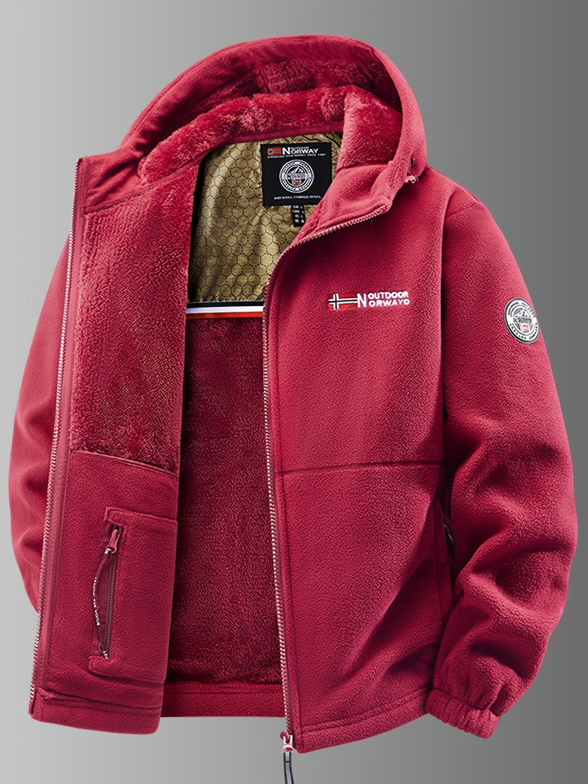 Fleece-Lined Thermal Winter Jacket