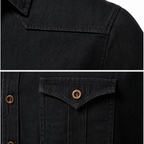 Tailored Cotton Denim Shirt