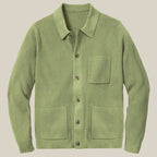 Olive Multi-Pocket Premium Wool Jacket