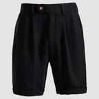 Pleated Lyocell Chino Shorts