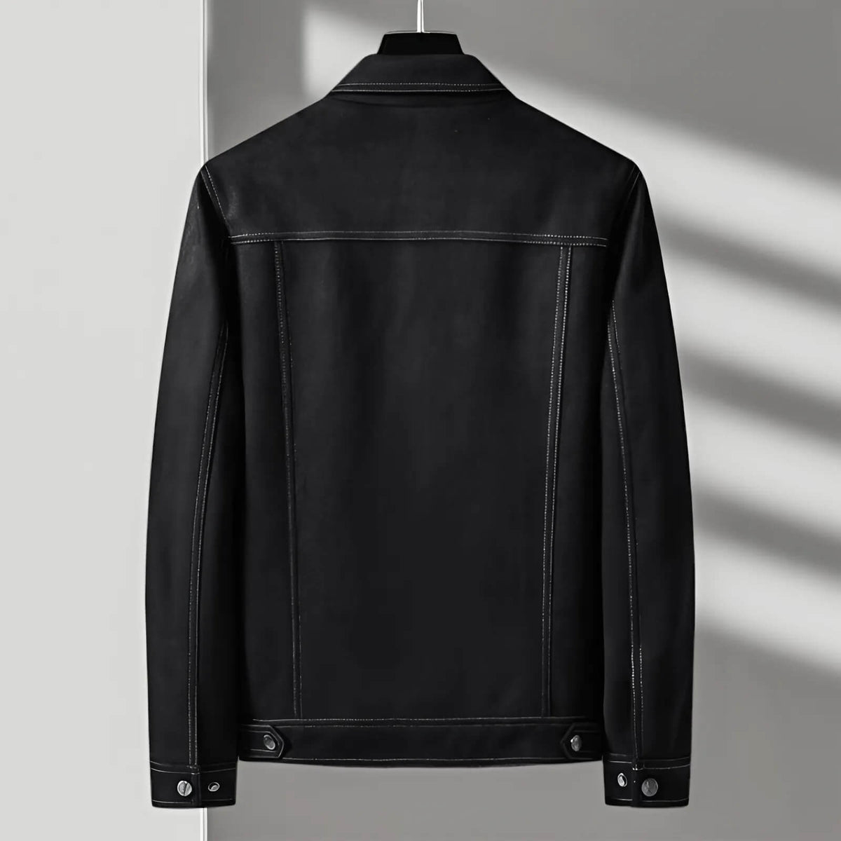 Tailored Retro Suede Jacket