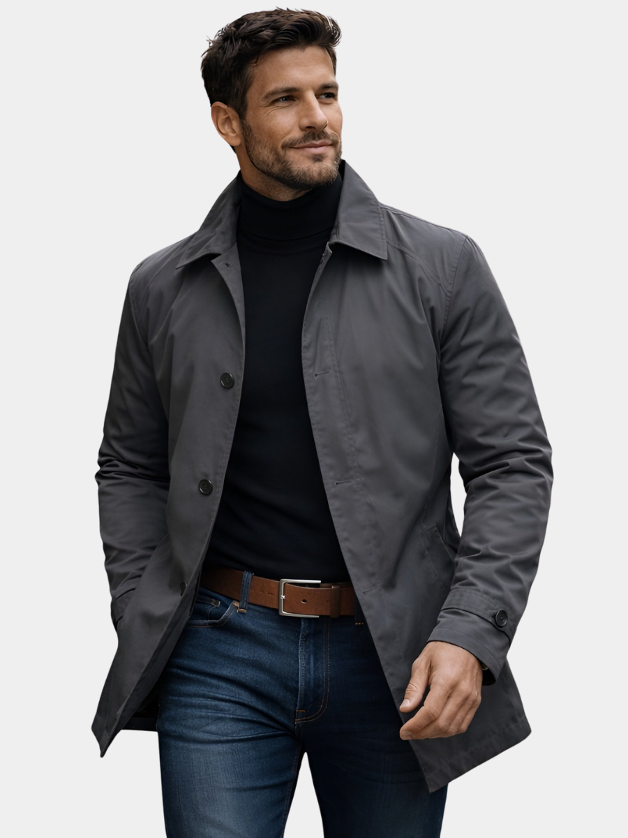 Clean-Cut Urban Winter Coat
