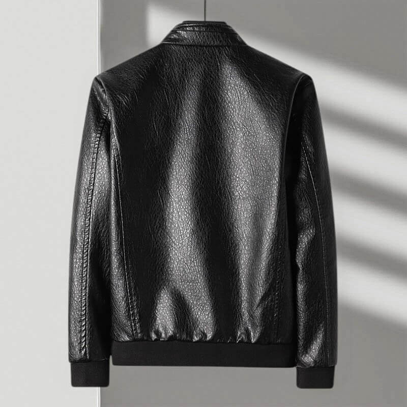 Men's Italian Leather Slim Jacket
