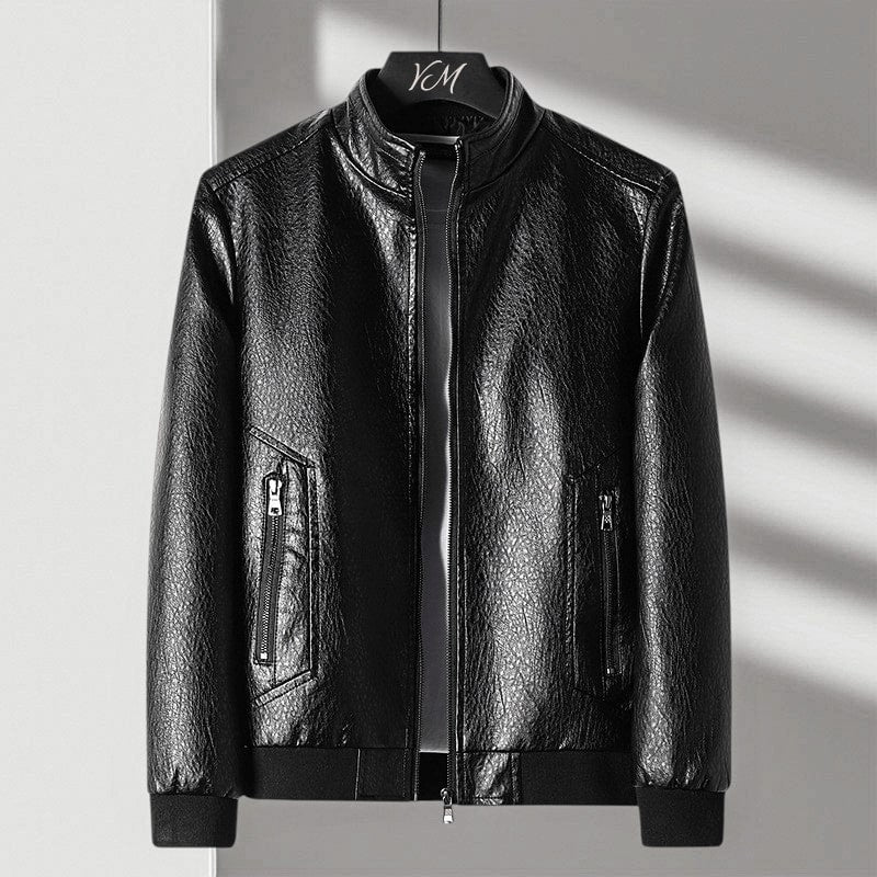 Men's Italian Leather Slim Jacket
