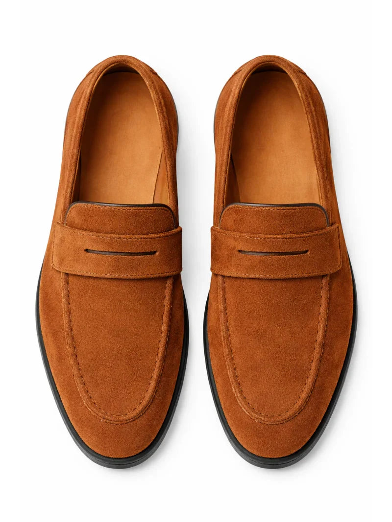 Men's Suede Look Driving Loafers