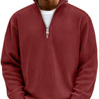 Shape-Keeping Full-Zip Knit Jumper