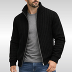 Full-Zip Soft Knit Cardigan