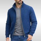 Full-Zip Soft Knit Cardigan