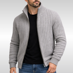 Full-Zip Soft Knit Cardigan