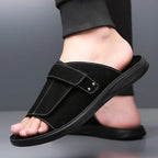 Studded Suede Pool Slides