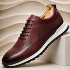 Cowhide Leather Comfort Sneakers