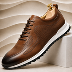 Cowhide Leather Comfort Sneakers