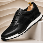 Panelled Leather Casual Sneakers