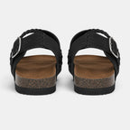 Braided Strap Leather Sandals