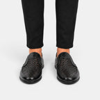 Perforated Leather Loafers