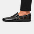 Perforated Leather Loafers