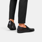 Perforated Leather Loafers