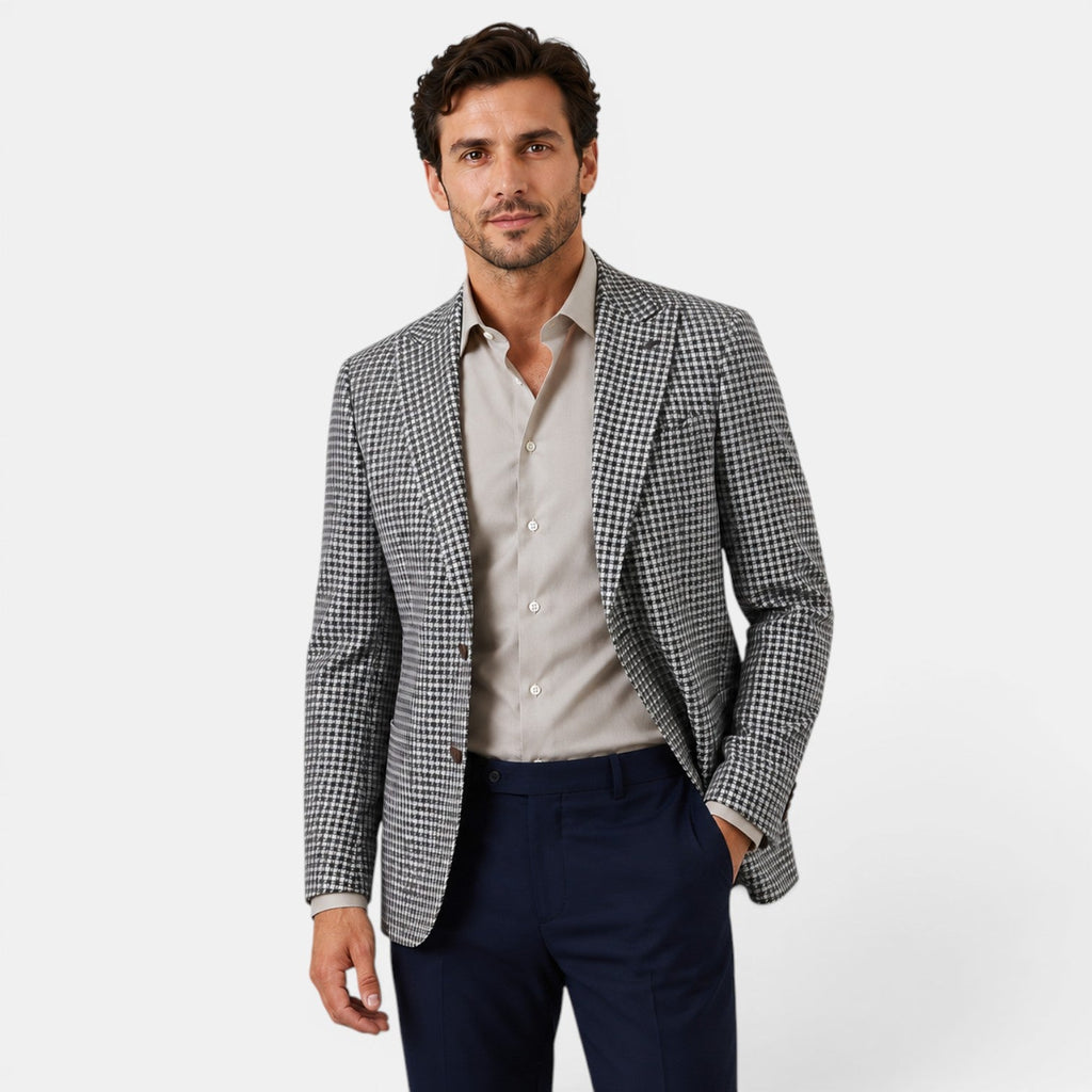 Patterned Tailored Blazer