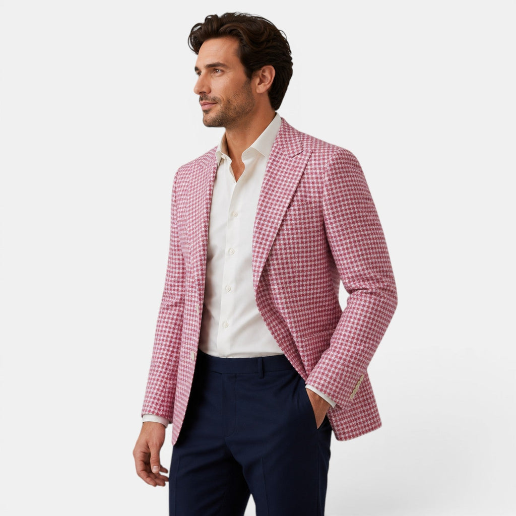Patterned Tailored Blazer