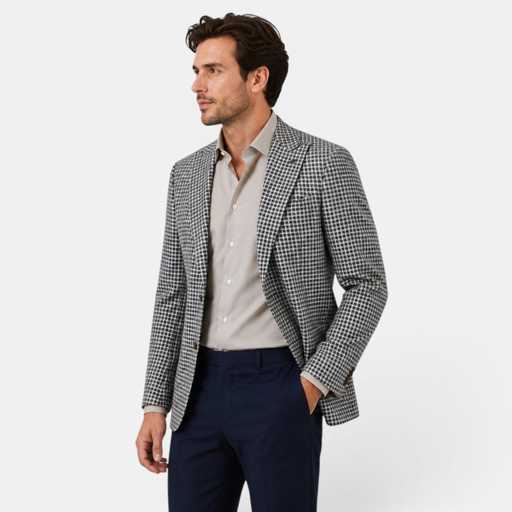 Patterned Tailored Blazer