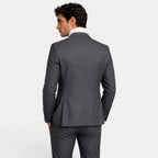 Tailored Business Blazer Cotton Linen Blend - Secranzo