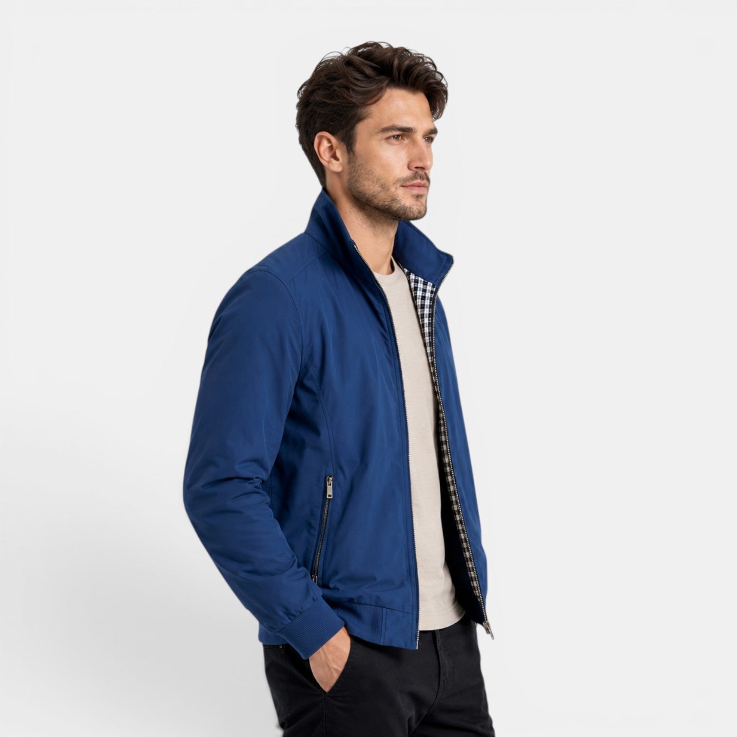 Lightweight Zip-Front Jacket