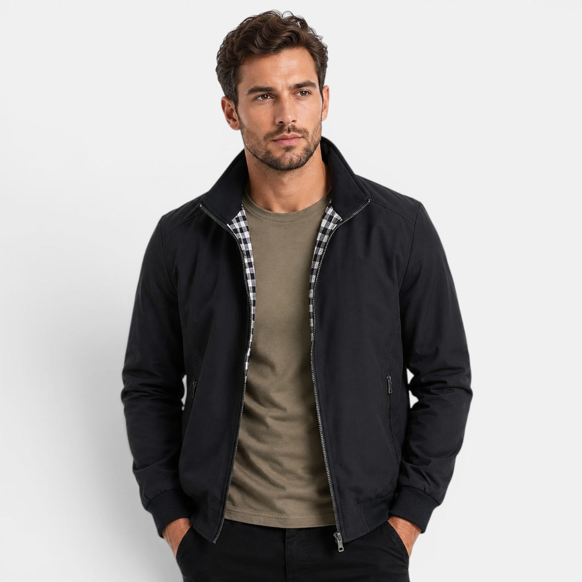 Lightweight Zip-Front Jacket