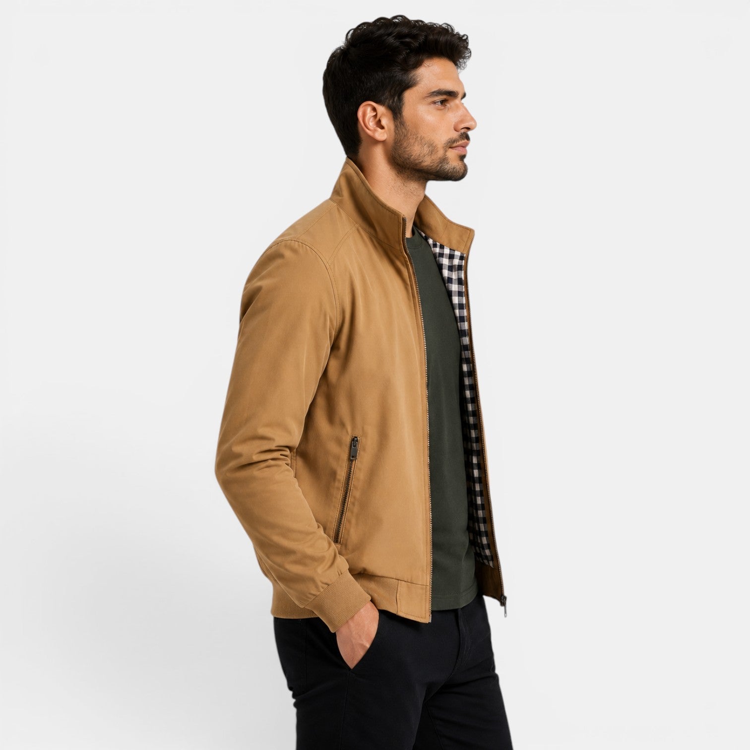 Lightweight Zip-Front Jacket