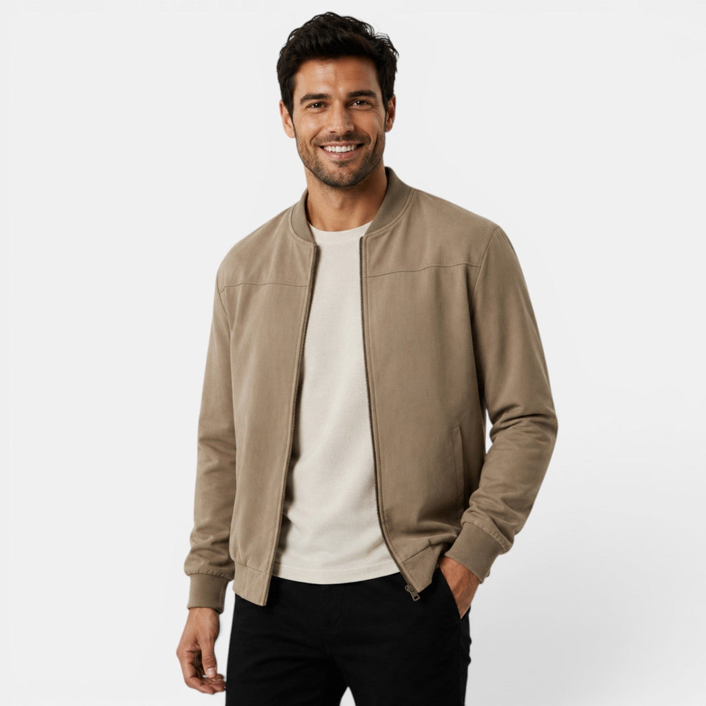 Men's Lightweight Bomber Jacket for Everyday Wear - Secranzo