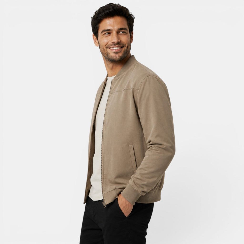 Men's Lightweight Bomber Jacket for Everyday Wear - Secranzo