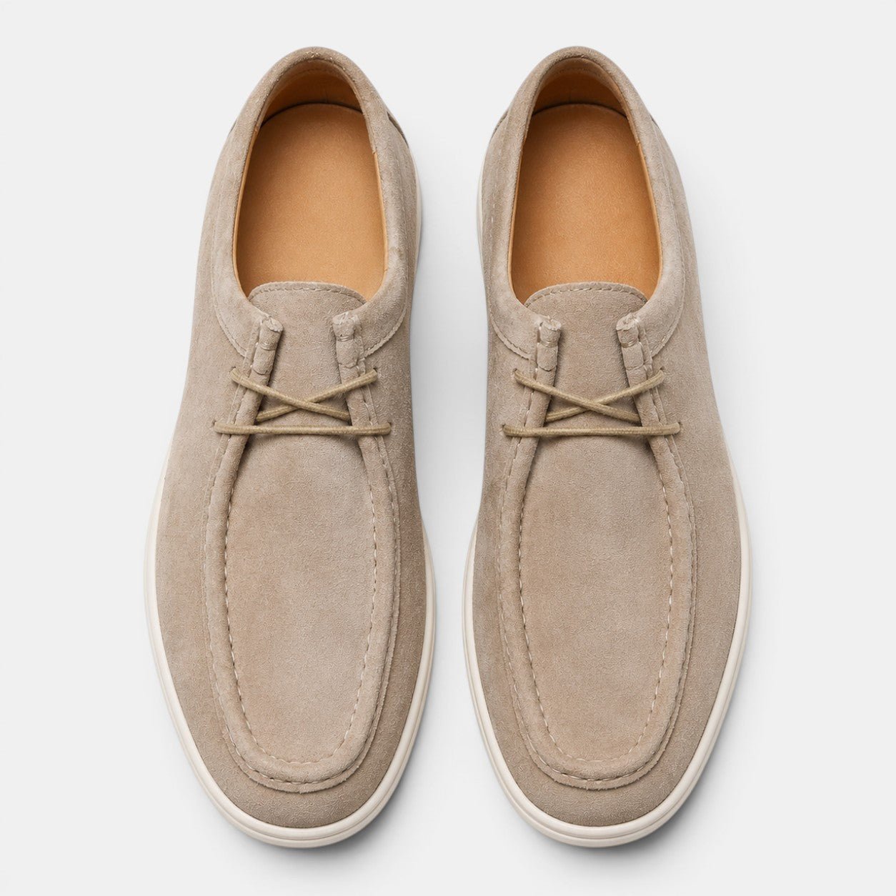 Lightweight Suede Lace-Up Office Shoe - Secranzo