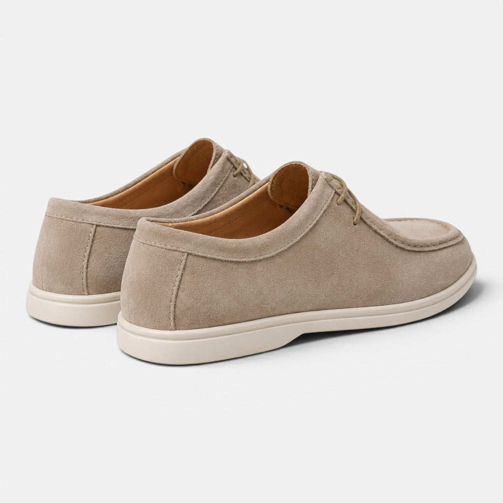 Lightweight Suede Lace-Up Office Shoe - Secranzo