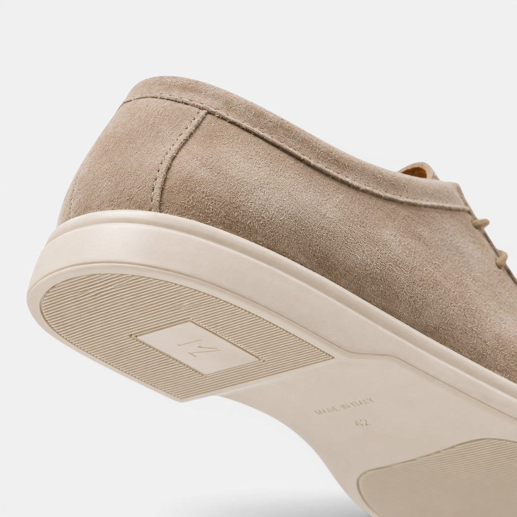 Lightweight Suede Lace-Up Office Shoe - Secranzo