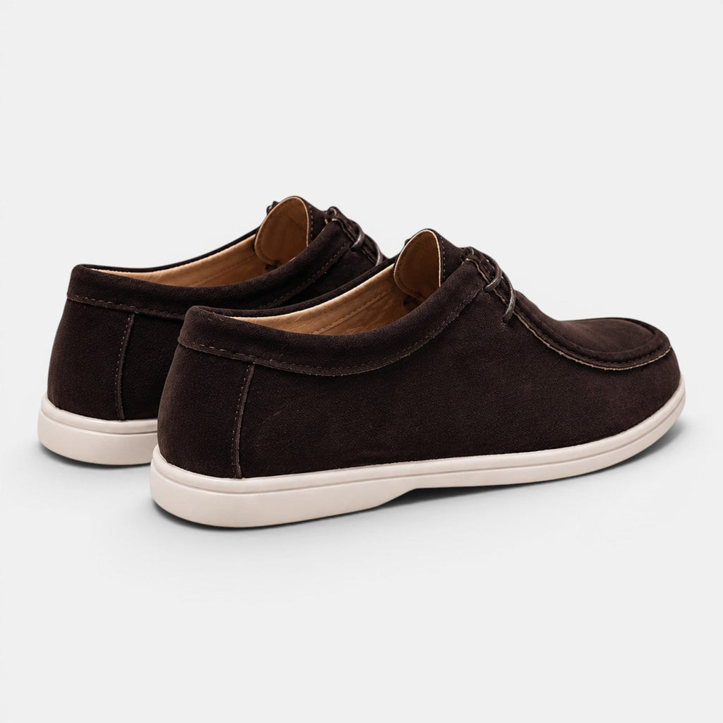 Lightweight Suede Lace-Up Office Shoe - Secranzo