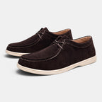 Lightweight Suede Lace-Up Office Shoe - Secranzo