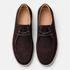 Lightweight Suede Lace-Up Office Shoe - Secranzo