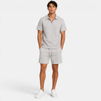 Zip Polo and Shorts Set