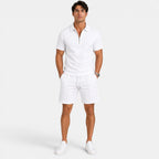 Zip Polo and Shorts Set