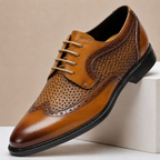 Panelled Full-Grain Leather Dress Shoe