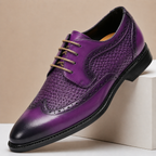 Panelled Full-Grain Leather Dress Shoe