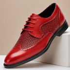 Panelled Full-Grain Leather Dress Shoe