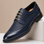 Panelled Full-Grain Leather Dress Shoe