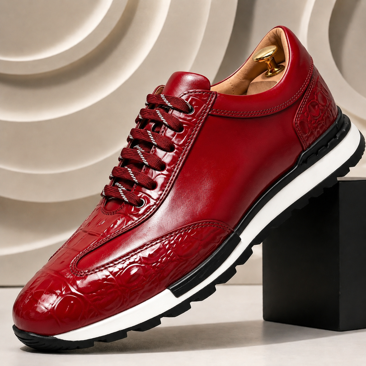 Full-Grain Leather Low-Top Sneaker